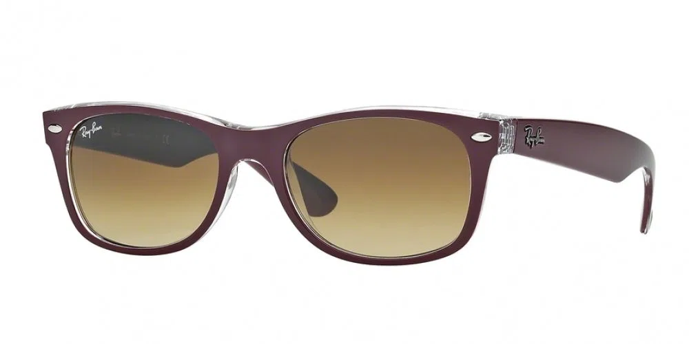 Ray Ban New Wayfarer 2132 Sunglasses - Medium - 55mm - Black - view 67